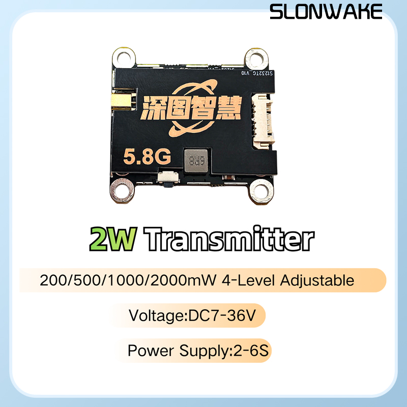 SLONWAKE 5.8G 56CH 2W transmit - Fpv Drone Frame 评论和价格