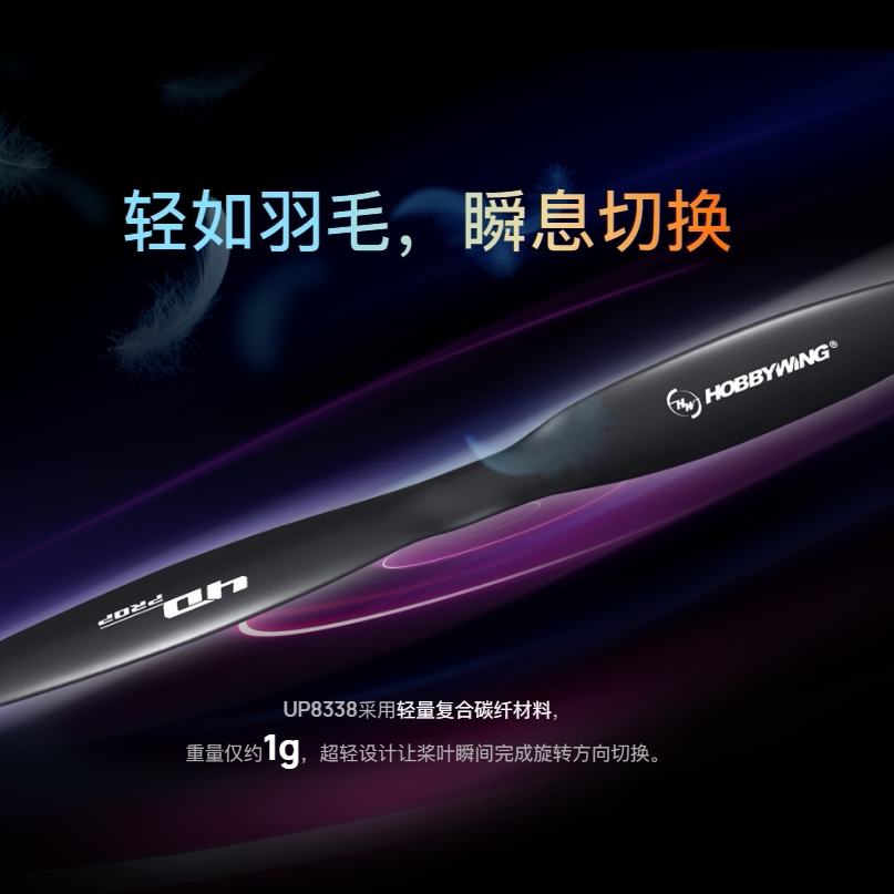 Hobbywing UP8338 4D Carbon Fib - Fpv Drone Propeller 评论和价格